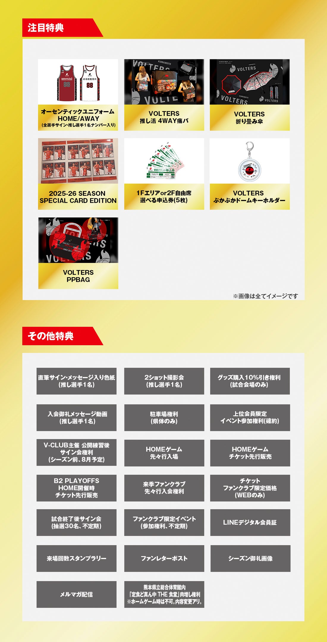 特典一覧