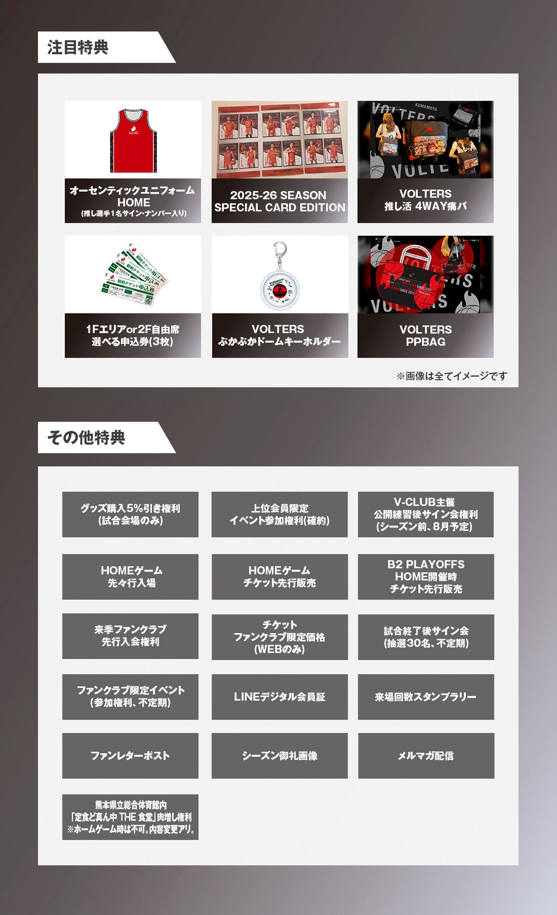 特典一覧