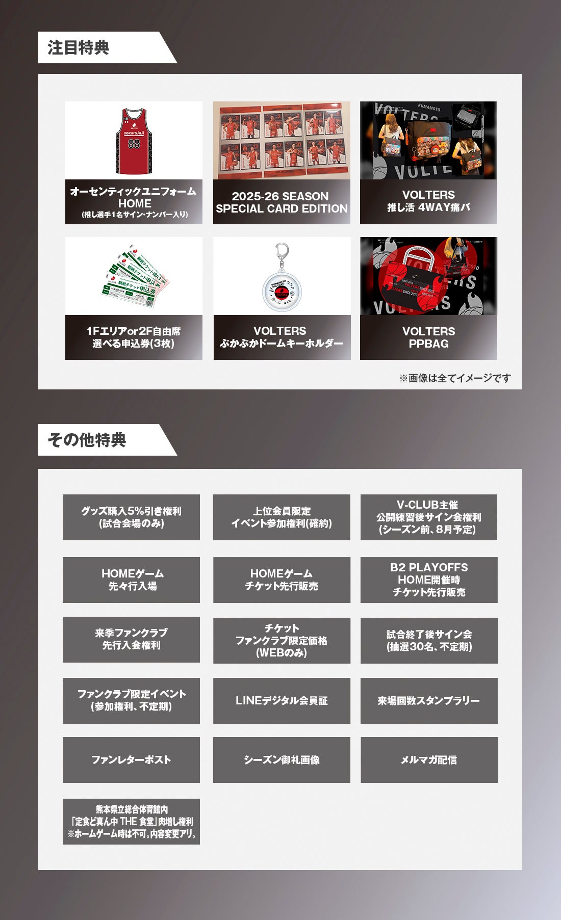 特典一覧