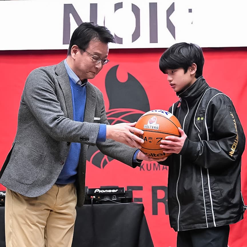 ドネーションパートナー（バスケットボール寄贈）