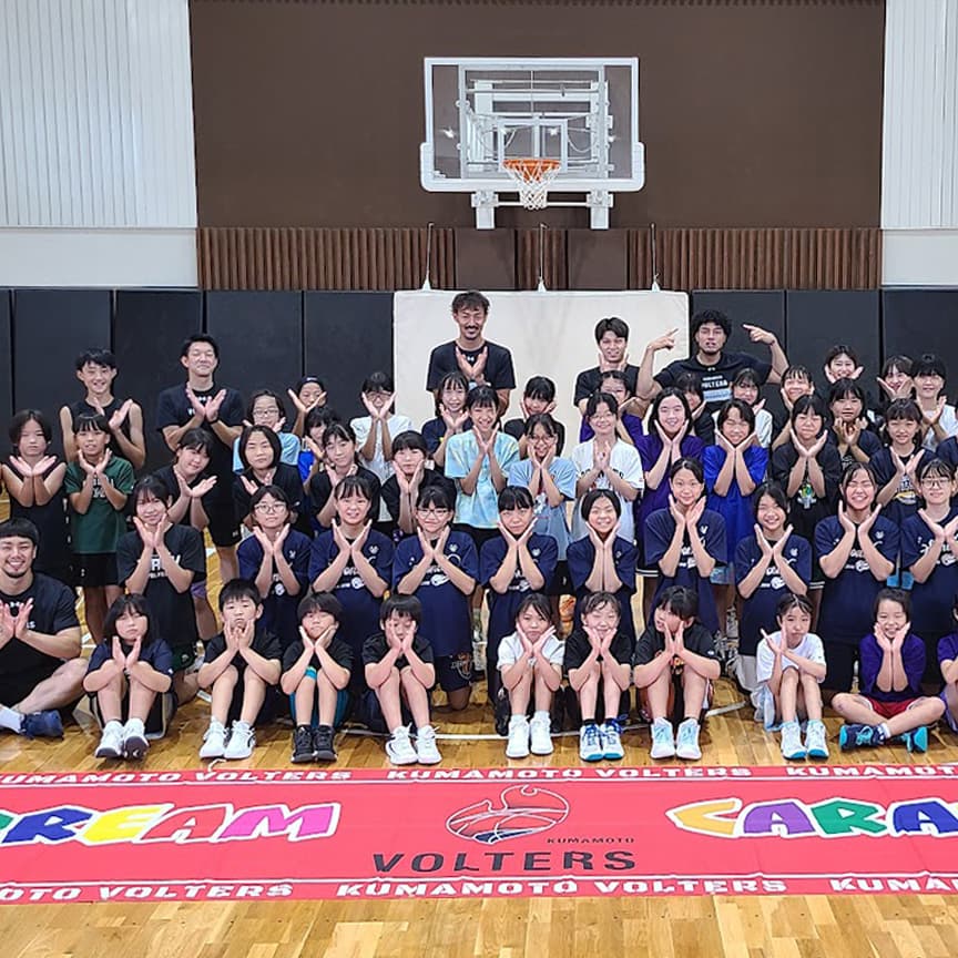 ドリームキャラバン（ヴォルターズ選手交流指導）