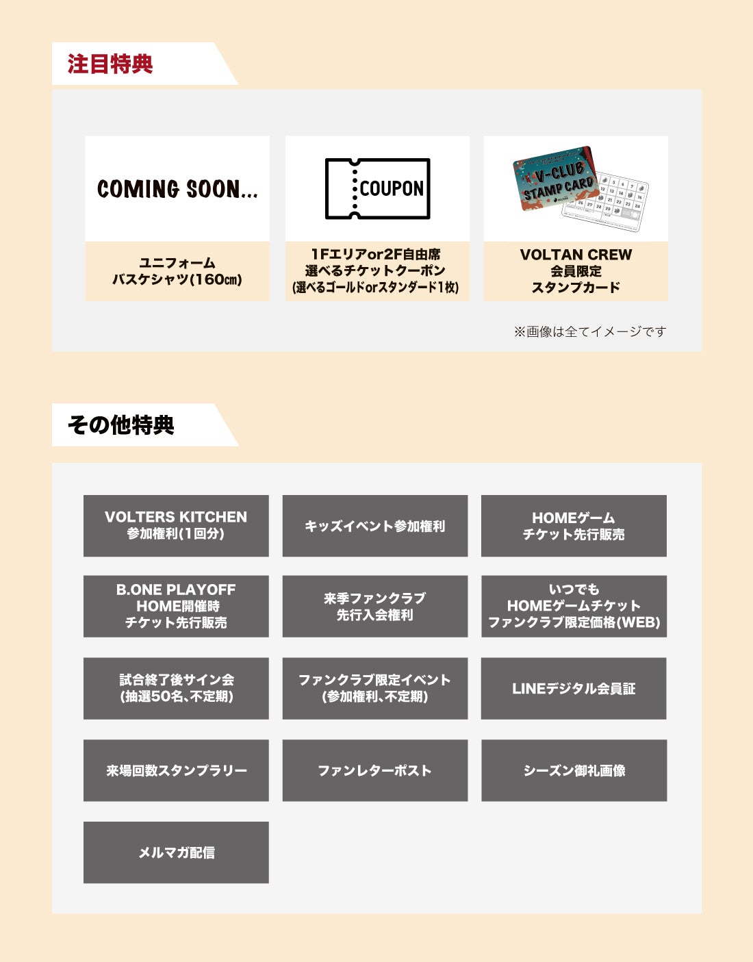 特典一覧