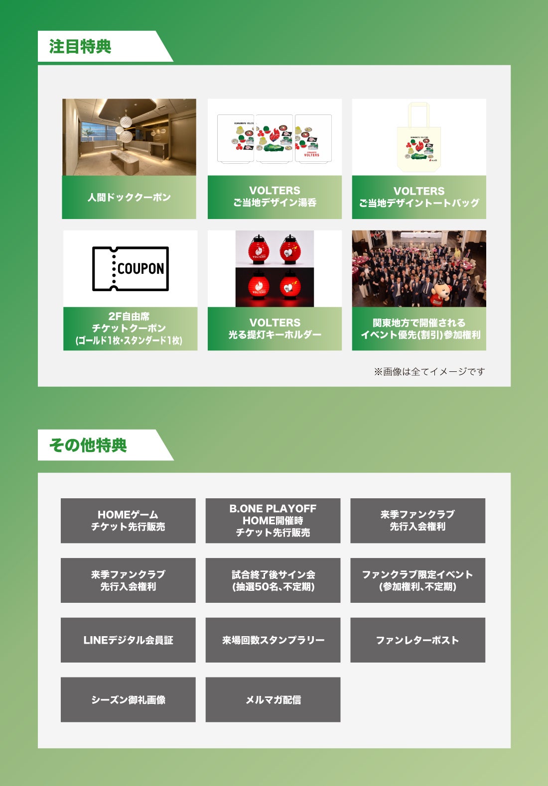 特典一覧